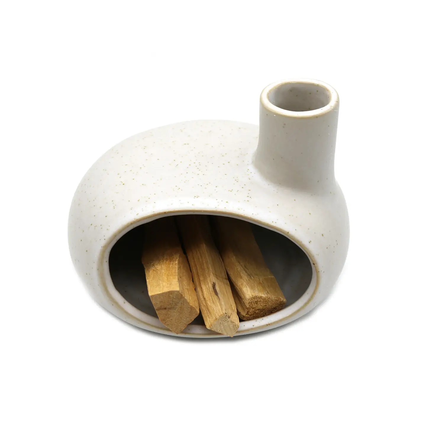 Gray Ceramic Palo Santo Chimney