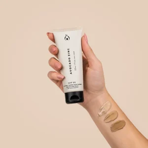 Avocado-Zinc Natural SPF Tinted Moisturizer Shade: Light