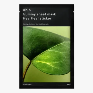 Gummy Sheet mask; Heartleaf sticker