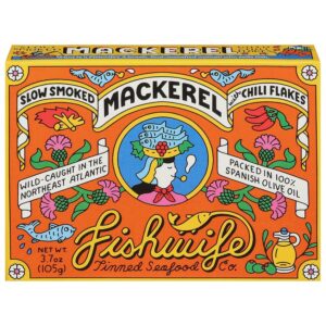 Slow Smoked Mackerel with Chili and garlic