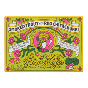 Smoked Rainbow Trout with Red Chimichurri
